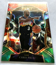 2020-21 Select Basketball Chris Paul Phoenix Suns Red White & Green Cracked Ice