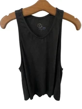 Blue Life Racerback Tank Top Size Medium Pullover Scoop Sleeveless Black Active