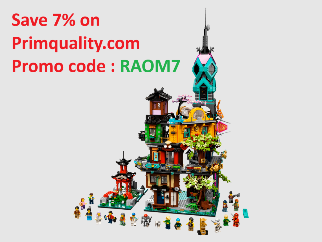 NEW Ninjago City Gardens 71741 PCS 5685 Complete Toy Set