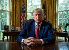 Donald  Trump Oval Office AI Generated Photo MAGA White House, USA 8X10 Print