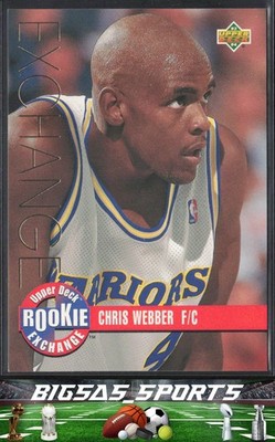 Chris Webber 1993-94 Upper Deck Rookie Exchange Gold #RE1 Golden State Warriors