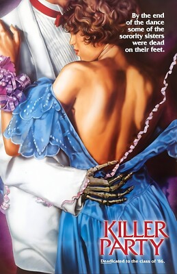 Killer Party 1986 Movie Poster Wall Art Made in USA
