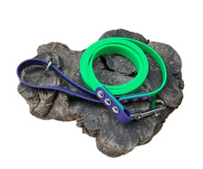 Biothane Deluxe Dog Leash - 3/4" width - waterproof, stink proof 6.5' USA Made