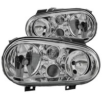 Halogen Scheinwerfer Set FüR Vw Golf 4 08.97-09.03 H7/H1/H3 Ohne Motor 1326676