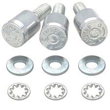 3 Chrome 44 Bullet Windshield Fairing Bolts For Harley Street Electra Glide 3 Chrome 44 Bullet Windshield Fairing Bolts For Harley Street Electra Glide