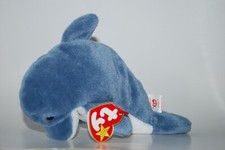 TY ORIGINAL BEANIE BABY ECHO STYLE 4180 PVC PELLETS RARE 1996 **ERROR** 