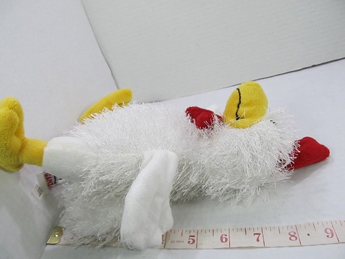 Ganz Webkinz Huhn Plüschtier Stofftier Spielzeug weiß EUC ohne Code - Bild 8 von 8