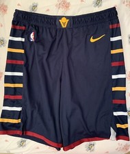 42+1 Team-Issued Cleveland Cavaliers Authentic City Nike NBA Shorts cavs lebron