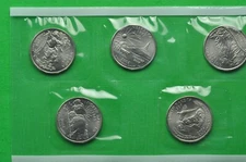 2006-P BU Mint State US Qts NV,NE,CO,ND,SD Orginal Cellophane Packing (5 Coins)