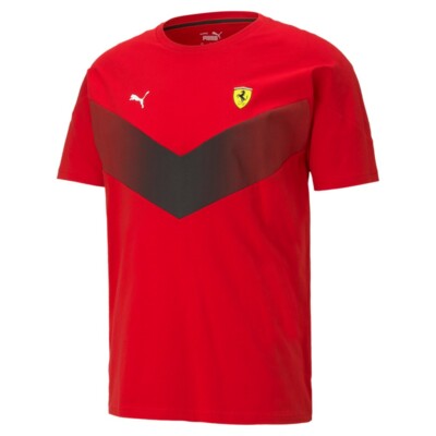 Ferrari Race MCS Tee Puma rosso corsa Red Offizieller Ausrüster Scuderia NEU