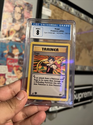 Koga (1st Edition) graded PSA 8 for sale on eBay