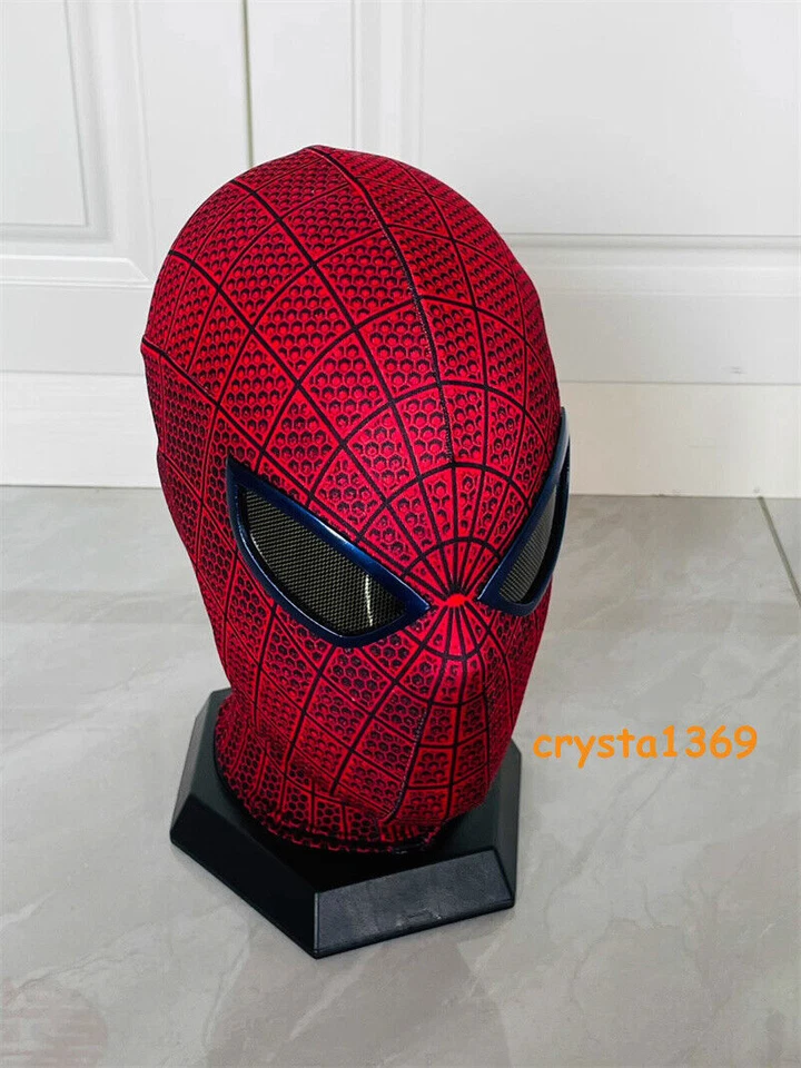 The Amazing Spider-Man Spiderman 1/1 Handmade Cosplay Mask Andrew Garfield Prop - Image 3 of 4