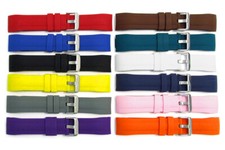 Cinturino orologio silicone di ricambio 22mm estremità curve 12 colori! C099