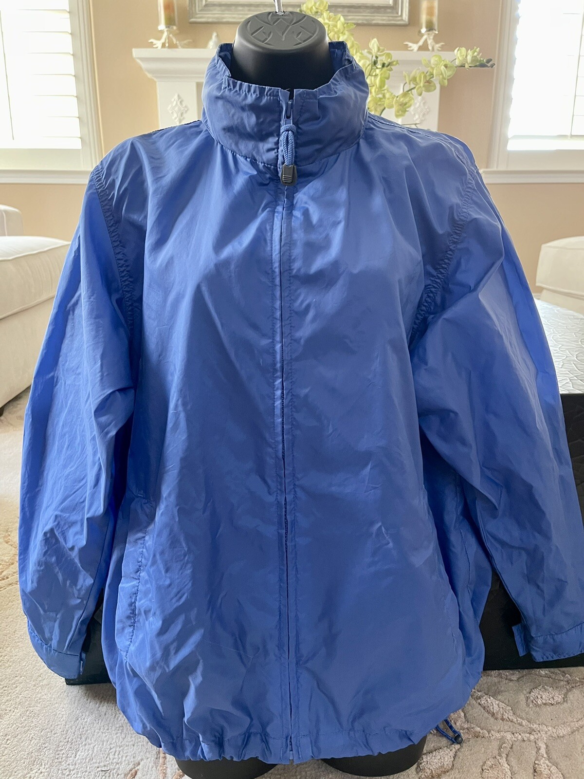 Rain Jacket Windbreaker Hood 