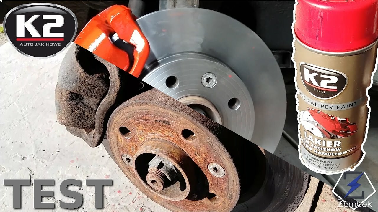 K2 BRAKE CALIPER PAINT RED HIGH GLOSS Heat 260°C Resistant Spray