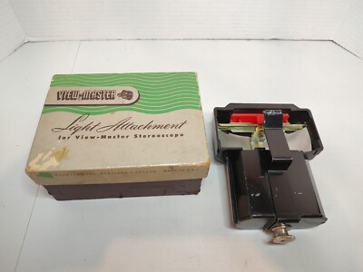 Vintage VIEW-MASTER Light Attachment for Stereoscope with BOX Made in USA