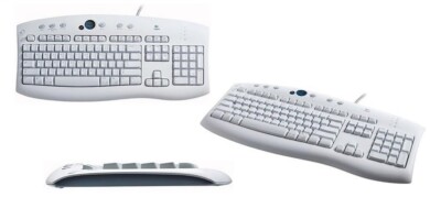 Logitech Deluxe Access Keyboard UK Version - Neu in OVP - PS/2, Vintage Retro