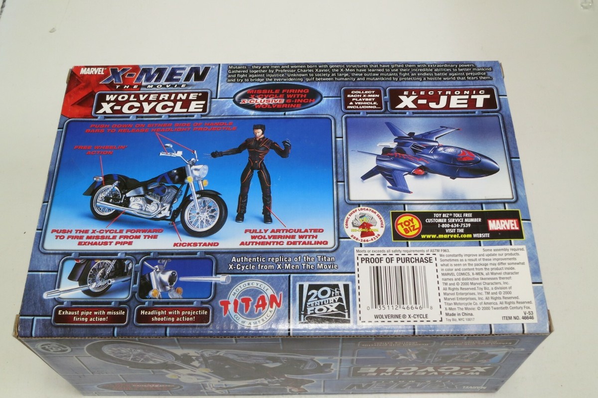 トイビズ　マーベル　ＸMEN　THEムービー　WOLVERINE X-CYCLE Wolverine X-cycle & Figure Marvel X-men The Movie by Toy Biz