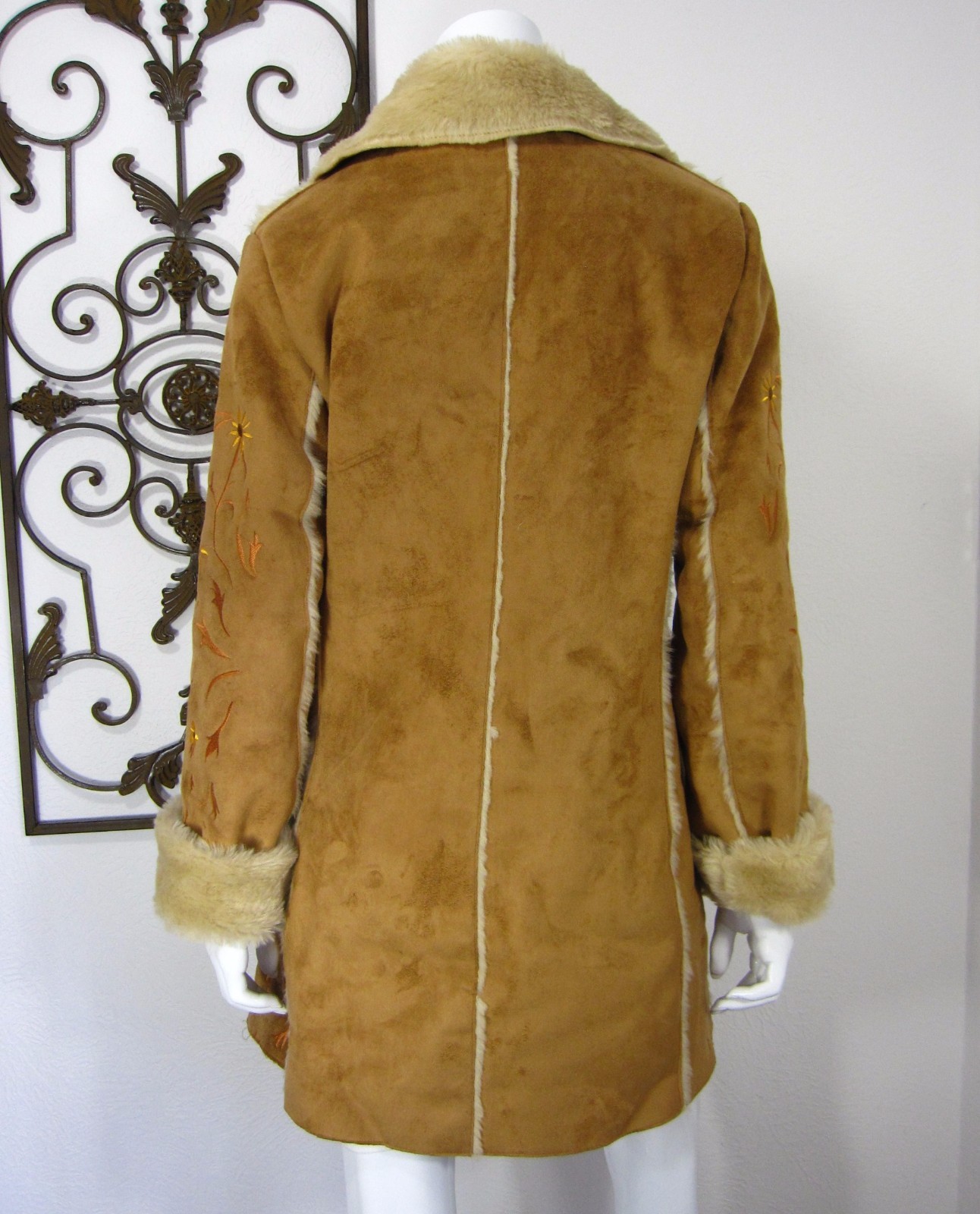 AZIZ Long Sleeve Button Down Basic Coat Size L La… - image 6