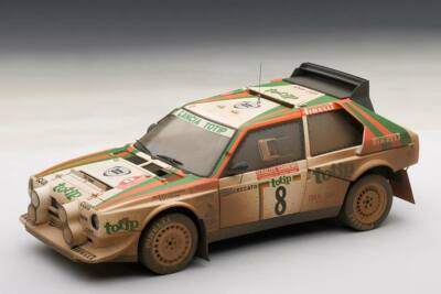 1986 LANCIA DELTA S4 RALLY SAN REMO #8 1:18 by AUTOART 88619 MUDDY