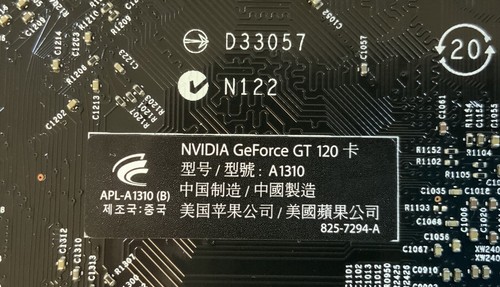 Nvidia GeForce GT 120 A1310 PCIe Video Graphics Card-P6B - Picture 5 of 6
