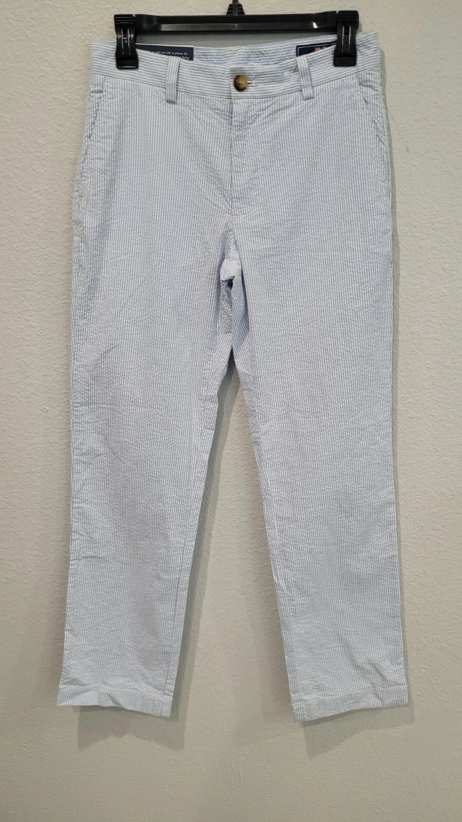 Vineyard Vines Stretch Breaker Pant Mens Calm Waters Blue Preppy 28x30 NEW