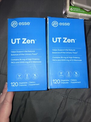 2 Bottles Cranberry Pills Natural D-Mannose for Women 2000mg for UTI UT Zen Esse