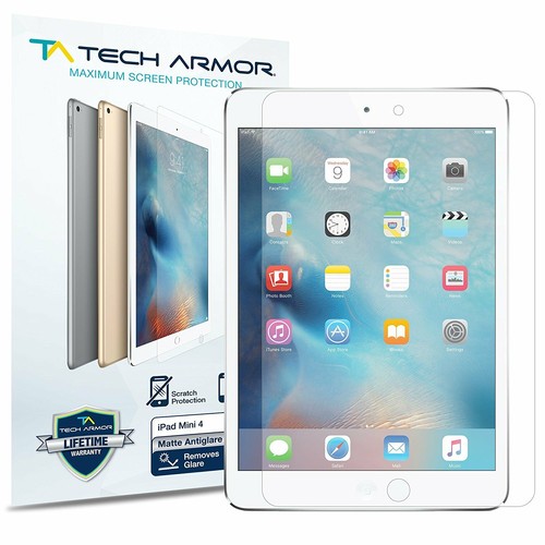 Tech Armor iPad Mini 4 Screen Protector, Anti-Glare/Anti-Fingerprint Apple... - 第 1/1 張圖片
