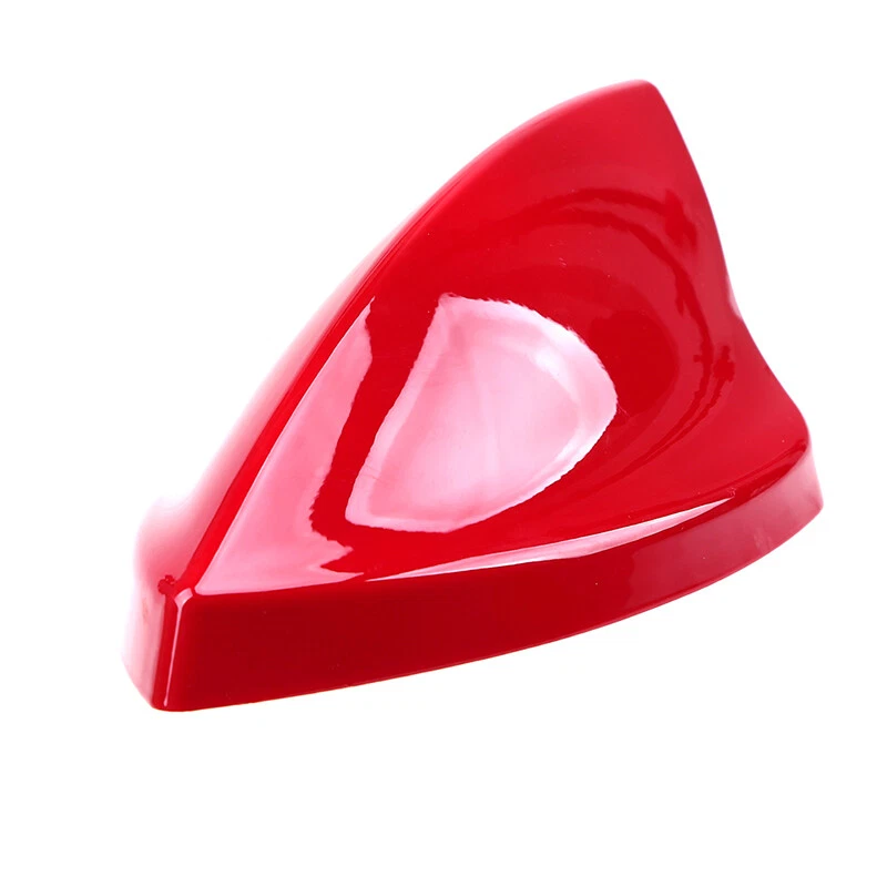 Antena de techo de aleta de tiburón para coche antena AM FM señal de radio roja decoración universal Foto 2 de 4