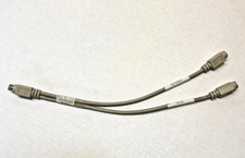 PS2 "Y" SPLITTER ADAPTER 6 PIN MINI DIN MALE TO 2 FEMALE 6 PIN MINI DIN - 9 in