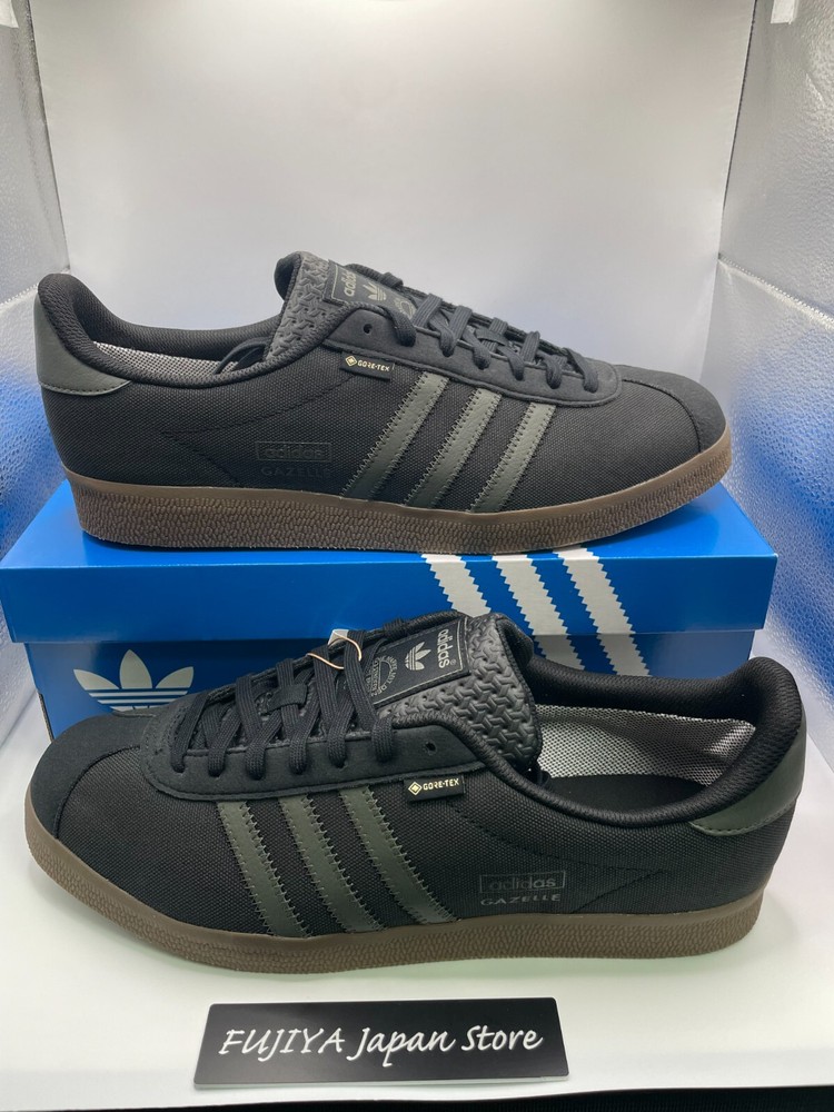 adidas Originals Gazelle GORE-TEX Core Black Utility Gray JR2727 Men's Japan New