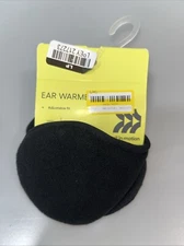All in motion black ear warmers adjustable fit new