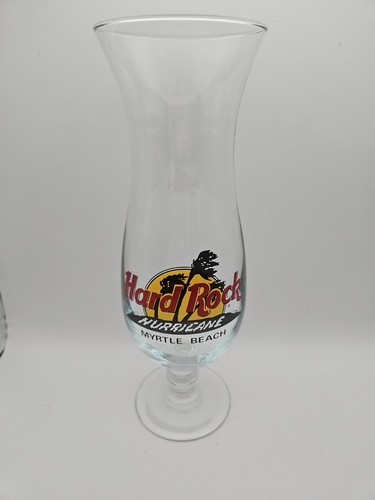 Hard Rock Cafe Myrtle Beach & Miami Hurricane Cocktail Glasses!! - Picture 2 of 3