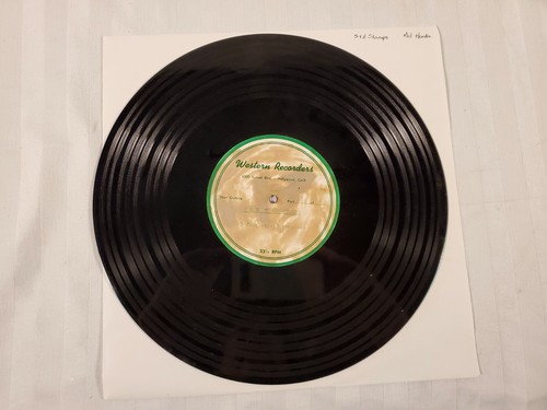 Vtg TV Advertising Spot ~ Acetate Vinyl Record ~ Mel Henke S&H Green Stamps - Photo 1/3