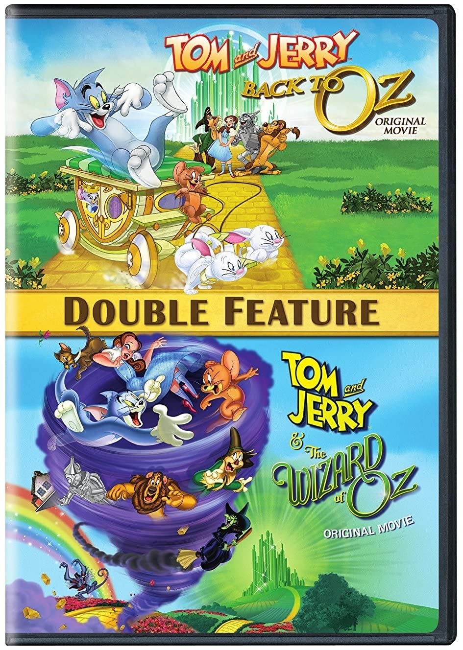 Tom and Jerry Back to Oz Wizard of Oz DVD Movie Family Fun Adventure