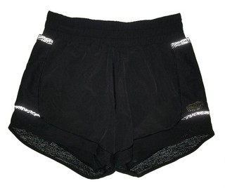 Lululemon Athletic Shorts BLACK Reflective Lined HR Mesh trim 3.5" Inseam Size 4