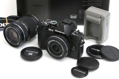 Olympus OM-D E-M10 Mark III EZ Double Zoom Kit Shutter Count is 2843 [Exc+]