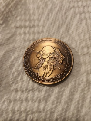 #ad Columbus Ohio Division of Police Sesquicentennial 1816 1966 Challenge Coin $16.00