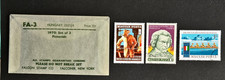 Hungary 1970 Set of 3 stamps includes glassine envelope STLC