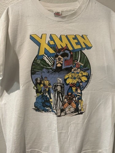 🔥 Vintage 1991 X-Men Marvel Comics Magneto Graphic T-Shirt XL USA