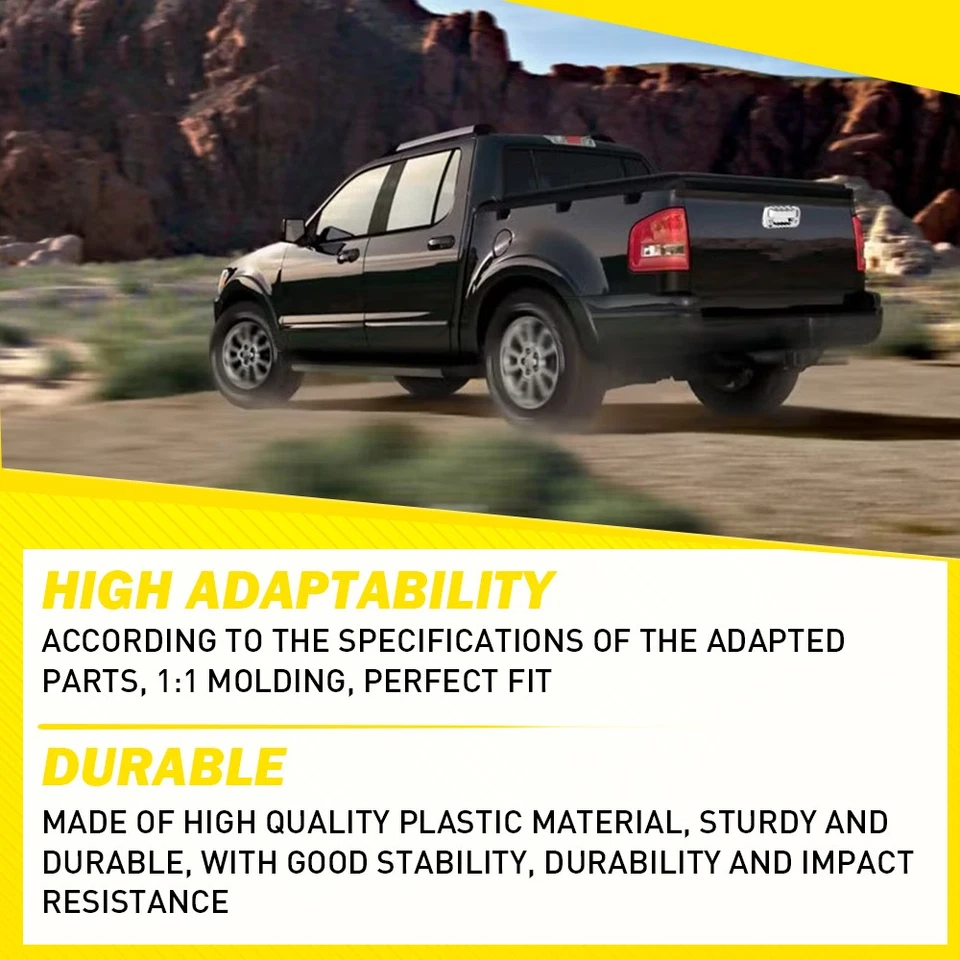 Manija de puerta trasera con cerradura para Ford F-150, F-250, F-350, F-450 Super Duty 1-10x Foto 3 de 4