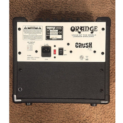 Orange Crush 12L 12W Solid State Combo Amp 1x Speaker 1 Ch 8 Ohm