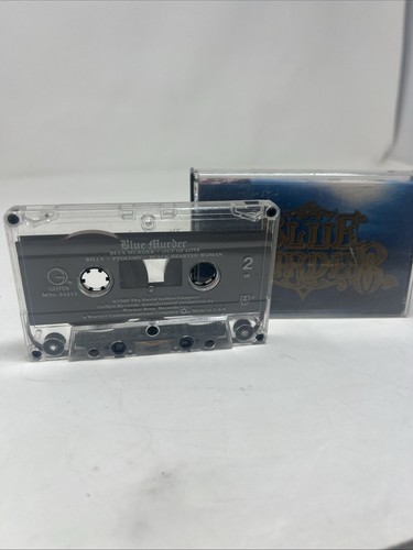 Blue Murder Self Titled (1989) Cassette Tape - Very Nice, Tested & Working! - Foto 3 di 3