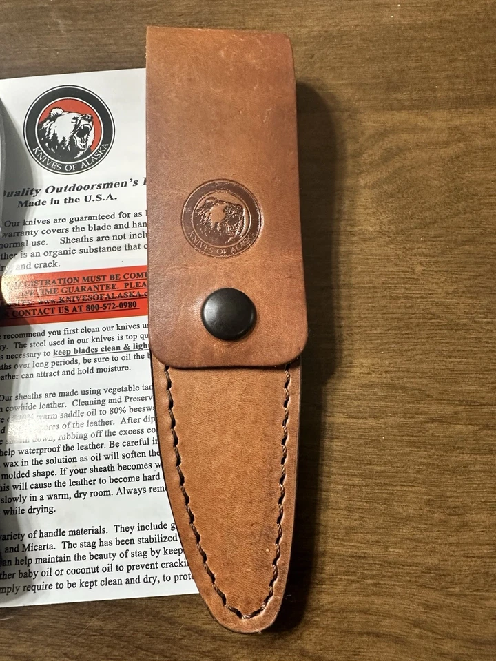 NUEVO STOCK ANTIGUO Cuchillos de Alaska Cuchillo Cub Bear Cuchillo de Tapa de Agarre Seguro 00006FG Foto 4 de 4