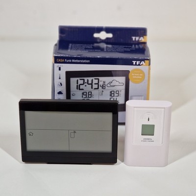 TFA Dostmann Funk-Wetterstation CASA 35.1135.01 Schwarz Wettermessgerät