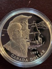 SILVER .925  25.175g Canada $1 Silver Dollar Proof Hudson s  Company