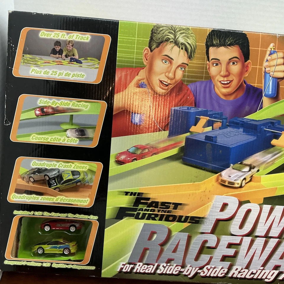 The Fast And The Furious  Power Receway Side By Side Racing With 2 Cars New - Image 3 of 4