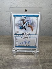 2025 Panini National Treasures Tetairoa McMillan Rookie RC Auto /99 Panthers