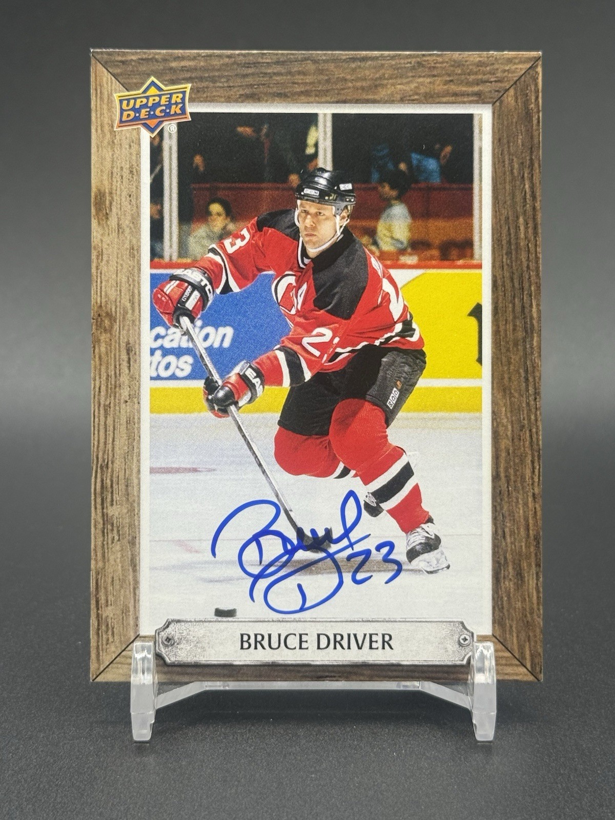 2024-25 Upper Deck Engrained Icons BeeHive Signatures AUTO Bruce Driver
