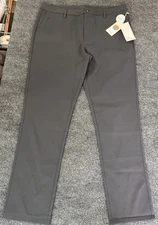 Vuori $128 MSRP Men’s Cascade Tech Chino Pants Size 38 Gray V427-L NWT